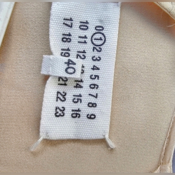 Maison Martin Margiela Cream Nude Bodycon Dress Italy 40 - Picture 6 of 7